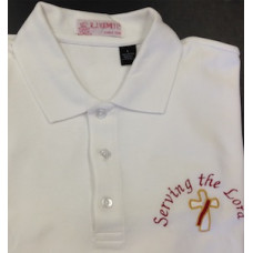 Deacon Polo / Golf  Shirt "Serving the Lord"